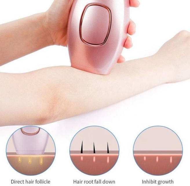 Hair Removal Creams & Lotions IPL Laser Hair Removal Device Black in colour with free